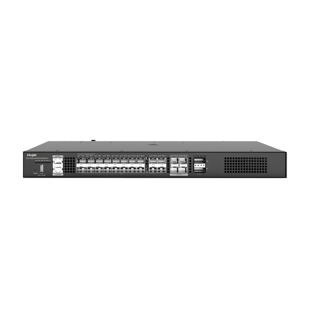 RG-CS86-20XS4VS2QXS-D - Switch Cloud Gestionable L3 - 20 SFP+ + 4 SFP28 + 2 QSFP+ - 20 x...