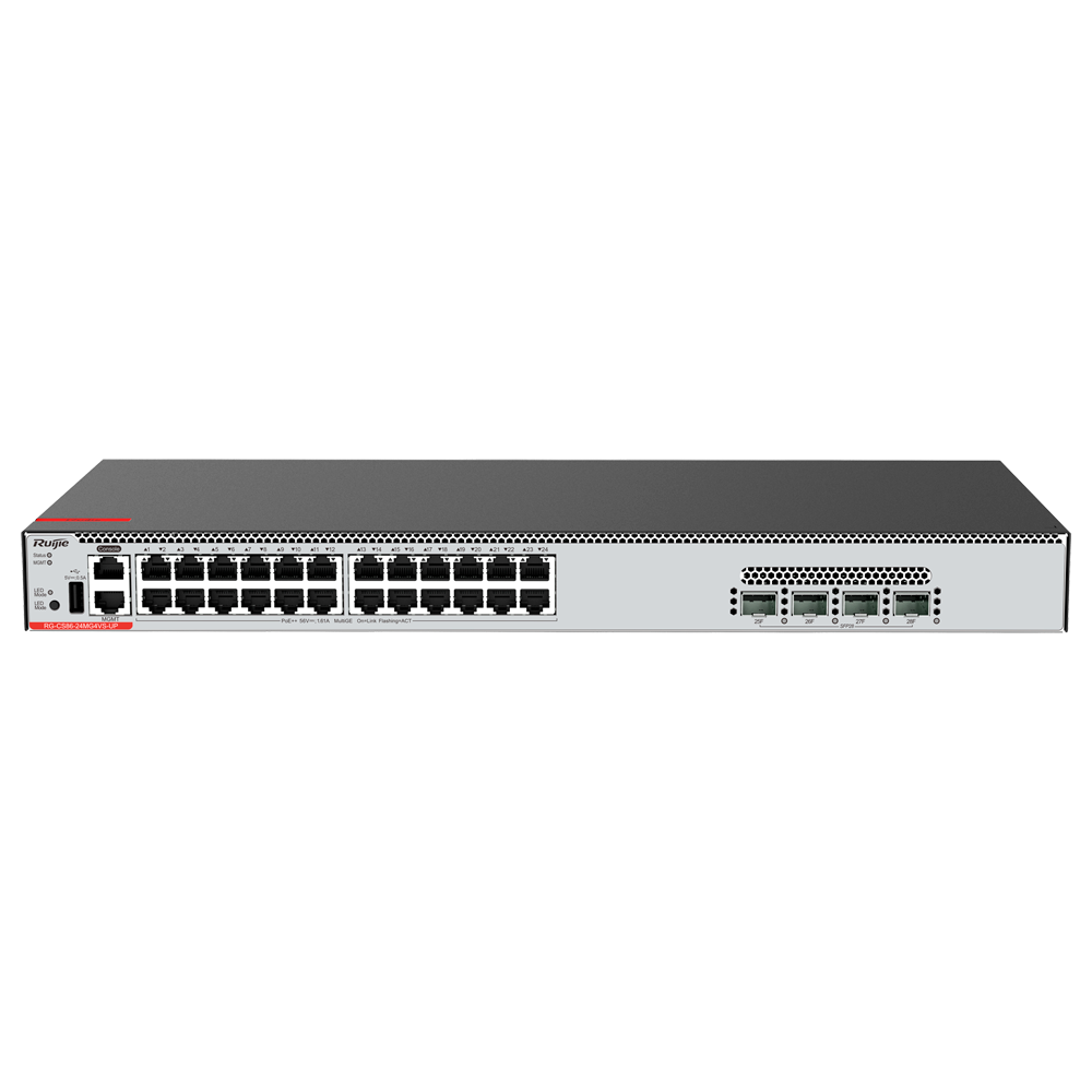 RG-CS86-24MG4VS-UP - Switch Cloud Gestionable L3 - 24 Multigigabit 5G + 4 SFP28 - 24 x...