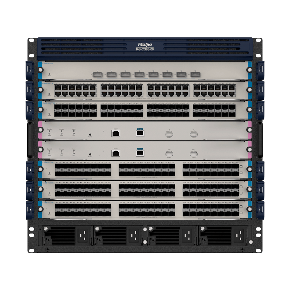 RG-CS88-08 - Switch Modular de Chasis L3 - 6 Slot de Expansión (Tamaño total de 10U) - Hasta...