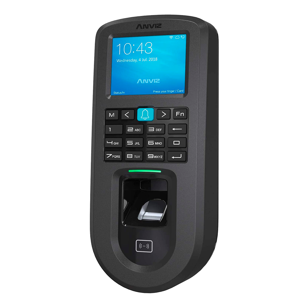 Anviz VF30-PRO - Terminal de accesos y presencia huella, tarjeta EM y PIN, PoE