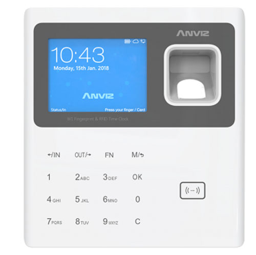 [W1-PRO] Anviz W1-PRO - Terminal de control de presencia huella, tarjeta EM y PIN, WiFi