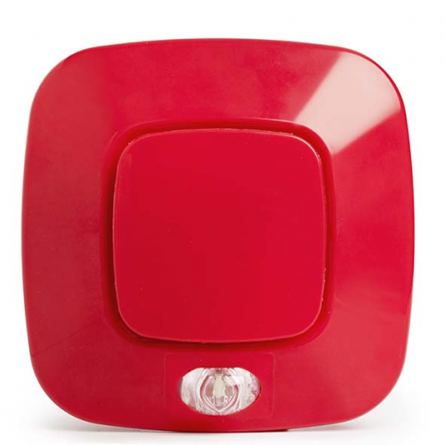 IS2011RE - SIRENA FUEGO C/ FLASH CONV. 40mA IP65 BX CONSUMO