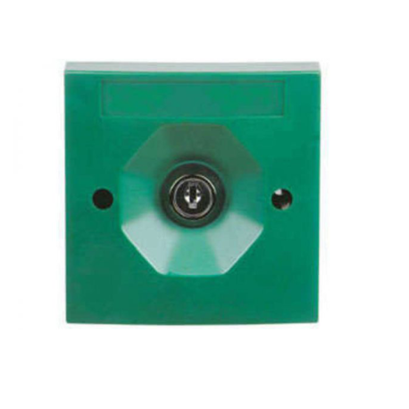 ICK010G - Pulsador DE LLAVE (VERDE)
