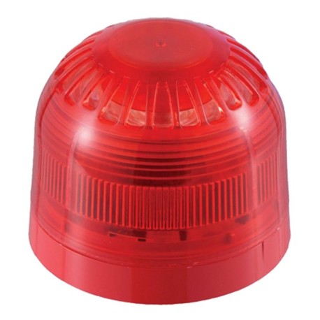 ES0020RE - SIRENA FUEGO C/FLASH BASE ALTA END. IP65 INI