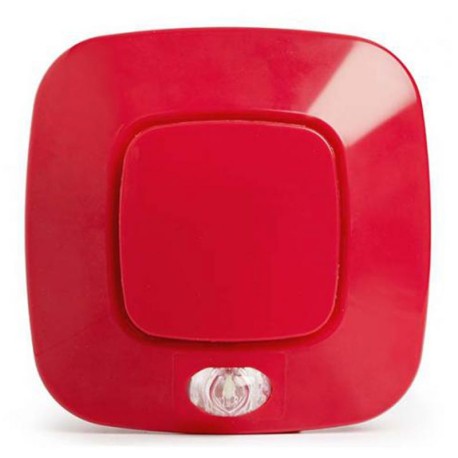 IS2011RE - SIRENA FUEGO C/ FLASH CONV. 40mA IP65 BX CONSUMO