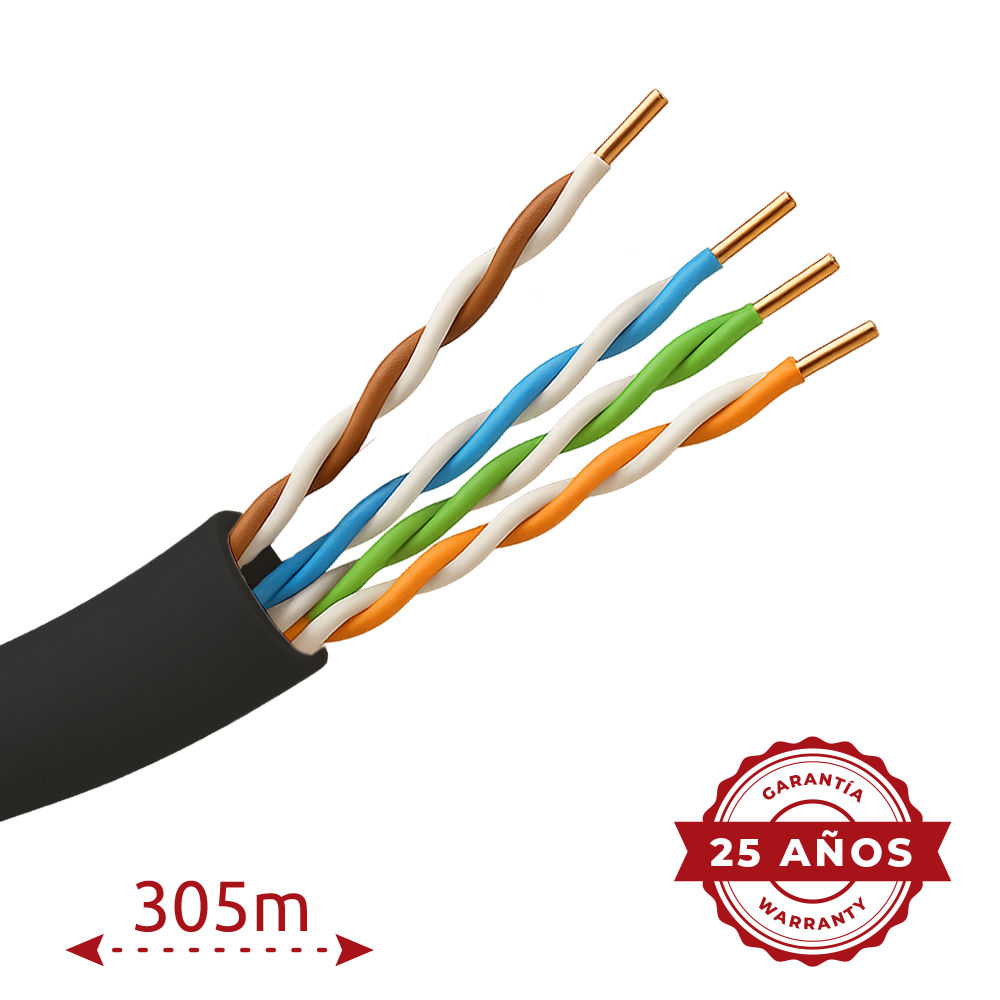 Uniview UV-UTP5E-305-BC-OUTDOOR - Cable UTP 305m Cat5e