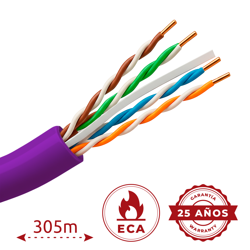 Uniview UV-UTP6-305-BC-PVC-Eca-PU - Cable UTP 305m Cat6