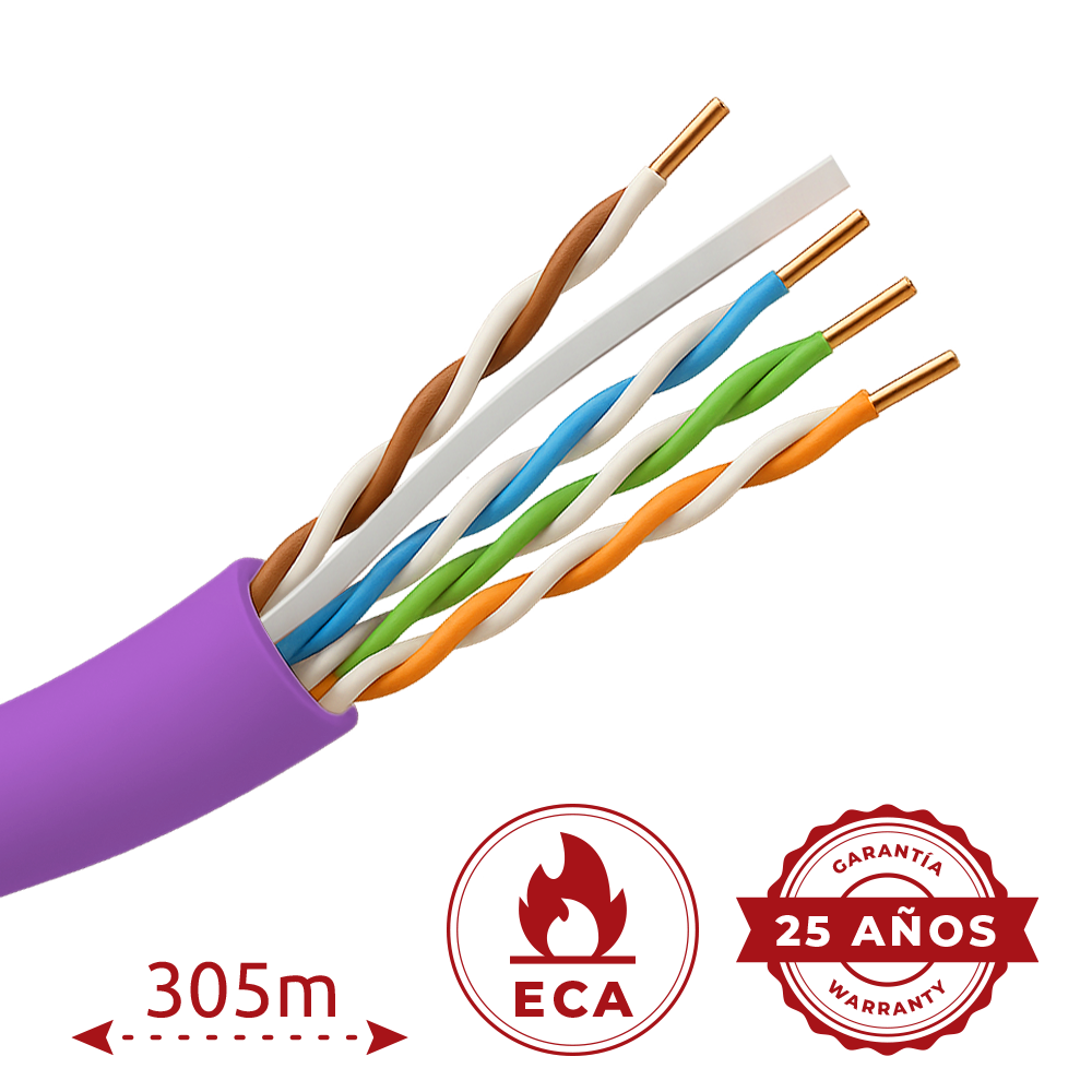 Uniview UV-UTP6-305-PVC-Eca-PU - Cable UTP 305m Cat6