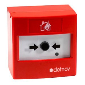 MAD-451-I - Pulsador de alarma analógico rearmable con aislador incorporado para montaje