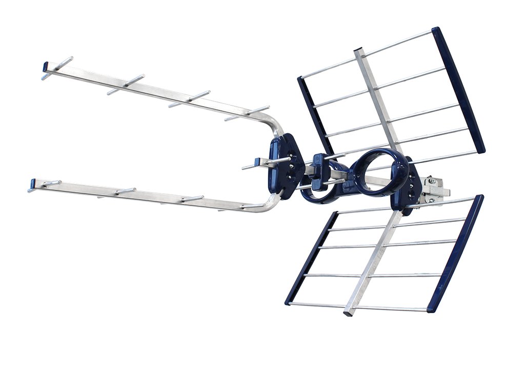 EK BLUE MAX · Antena UHF LTE2 (470 - 694MHz) con conector F. G:18,5dB.
