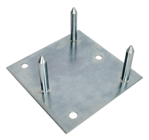 [025018] BFT · Base fija torreta 180mm
