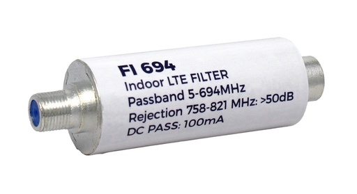 [031031] FI 694 · Filtro de rechazo LTE2 para interior. Rechazo >60dB
