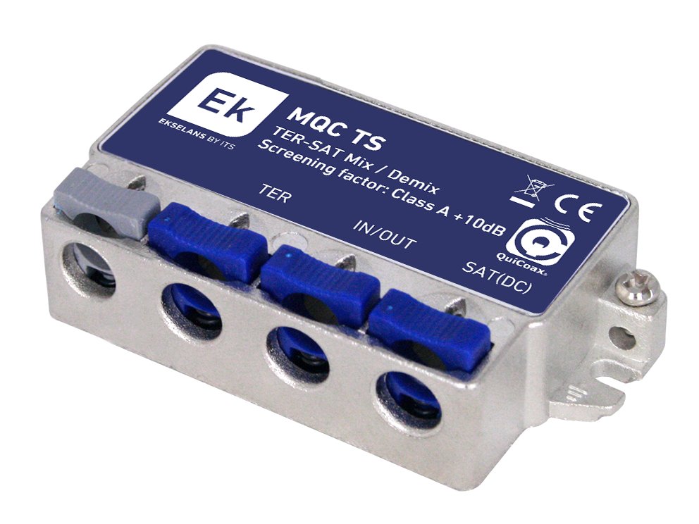 MQC TS · Mezclador/desmezclador 2 IN TER/SAT QUICOAX