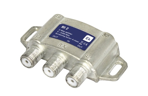 [141006] RI 2 · Repartidor clase A 2 salidas. 5-2400MHz. Con paso DC