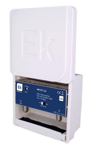 [051024] AM 311 L2 · Amp. mástil 1 IN UHF . 35dB/110dBμV. 24V.