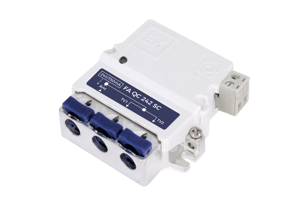 FA QC 242SC · Fuente alim. 2 salidas F. 24Vdc/150mA. Sin cable de red.