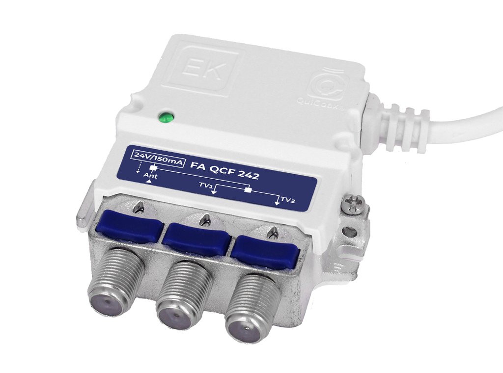 FA QCF 242 · Fuente alim. 2 salidas F. 24Vdc/150mA