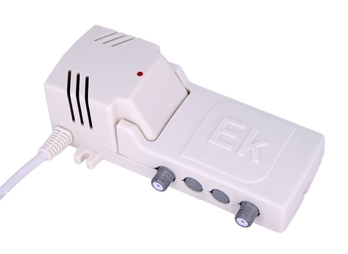 MCAL 381 LR · Amplif. de línea con C.R. pasivo.32dB/38dB.114dBμV. Compatible EKOAX