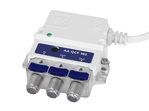 [111017] AA QCF 182 · Amplif. de apartamento. 1 entrada TER 2 OUT. 18dB/2x 110dBμV
