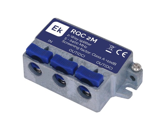 [141009] RQC 2M · Mini repartidor 2 salidas QUICOAX