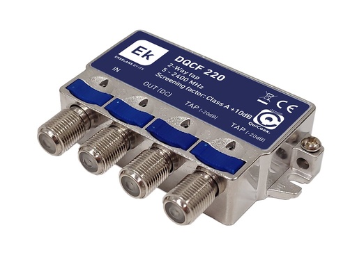 [142036] DQCF 220 · Derivador 2 salidas. 5-2300MHz. - 20dB. Clase A