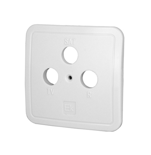 [144008] MTB 3 · Marco toma 3 conectores. Color blanco