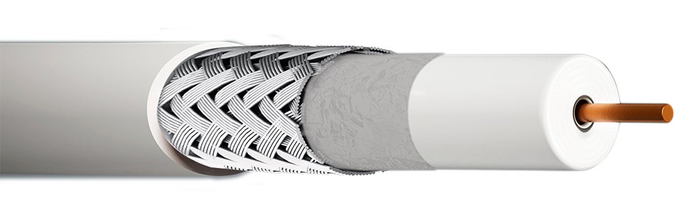 CCR 128D · Cable coax. 6,9mm conductor CCS 1,13mm. 128 hilos. PVC CPR Dca s2 d2 as. 100m .Precio por metro.