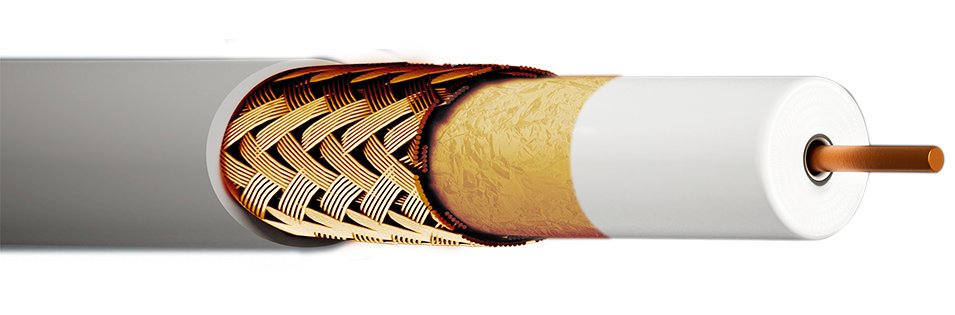 CCR 96G+D · Cable coax. de 6,8mm conductor Cu 1,13mm. 96 hilos. Malla Cu. CPR Dca. Gris. 100m .Precio por metro.