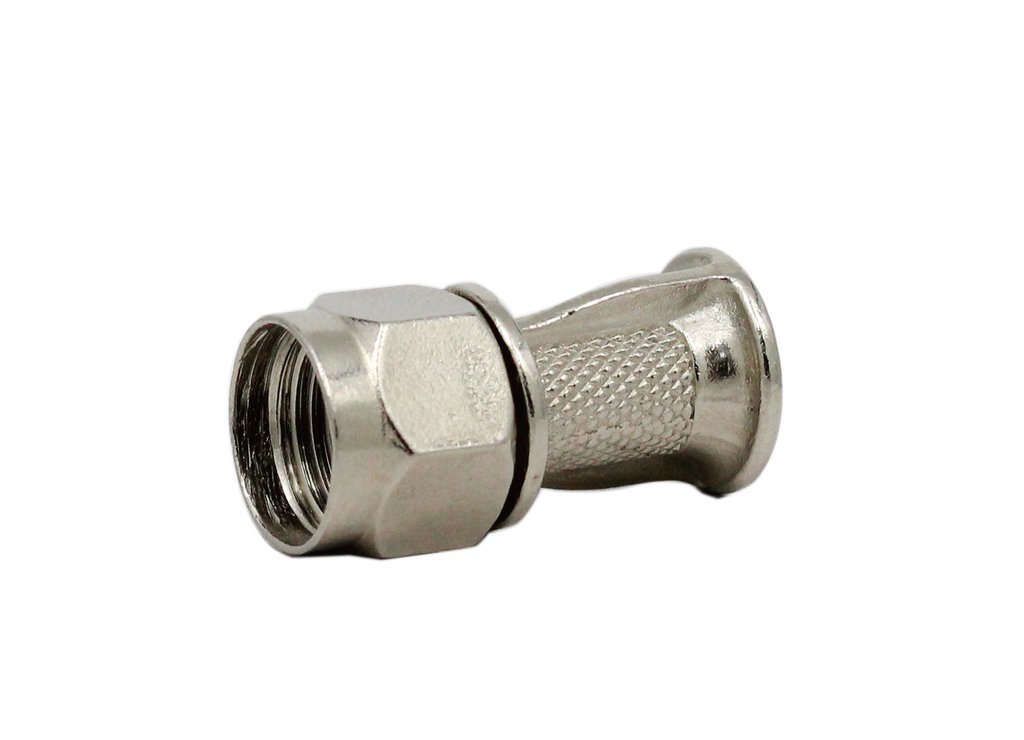 CFR 5 EK · Conector F macho roscado con ring para cable 4,8-5,2mm.