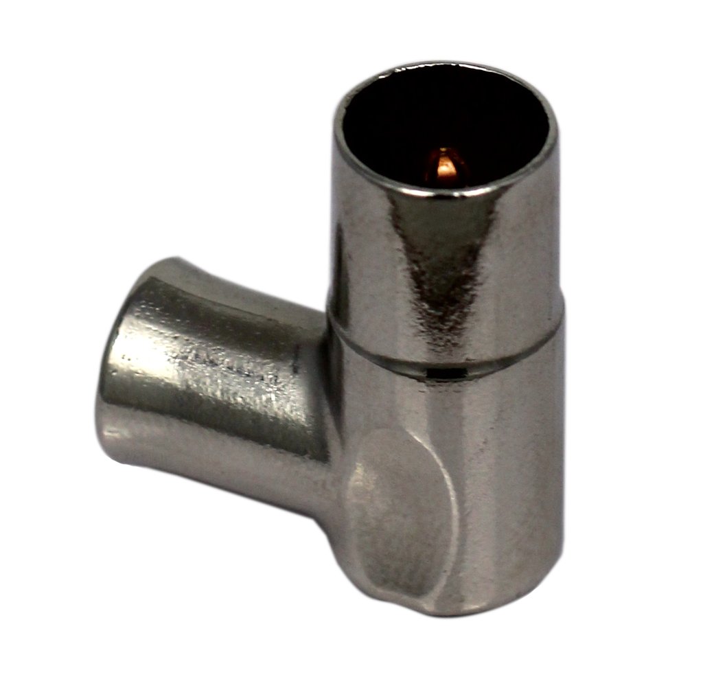 C95M EK · Conector IEC 9,5 macho acod. Metal. Cable 6,6-6,9