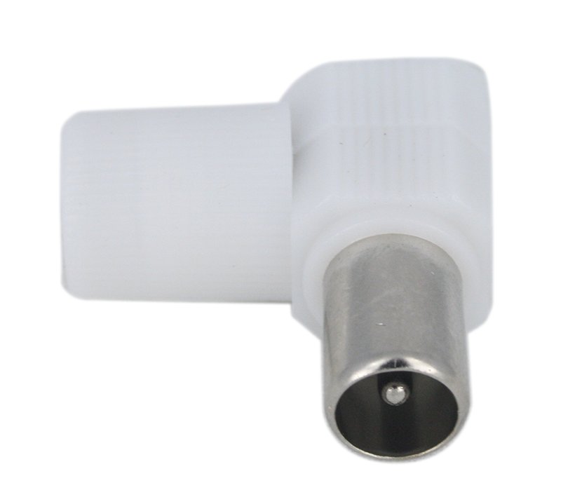 C 95P-M · Conector IEC 9,5mm macho 90º para cable 6,6-6,9mm
