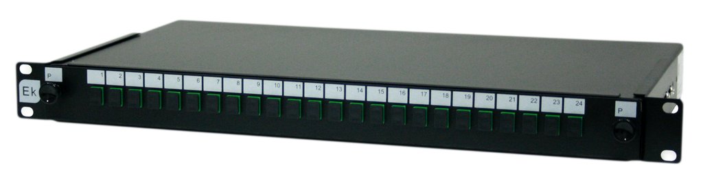 BF 24 E · Bandeja telesc. 24p con SC/APC sin aletas