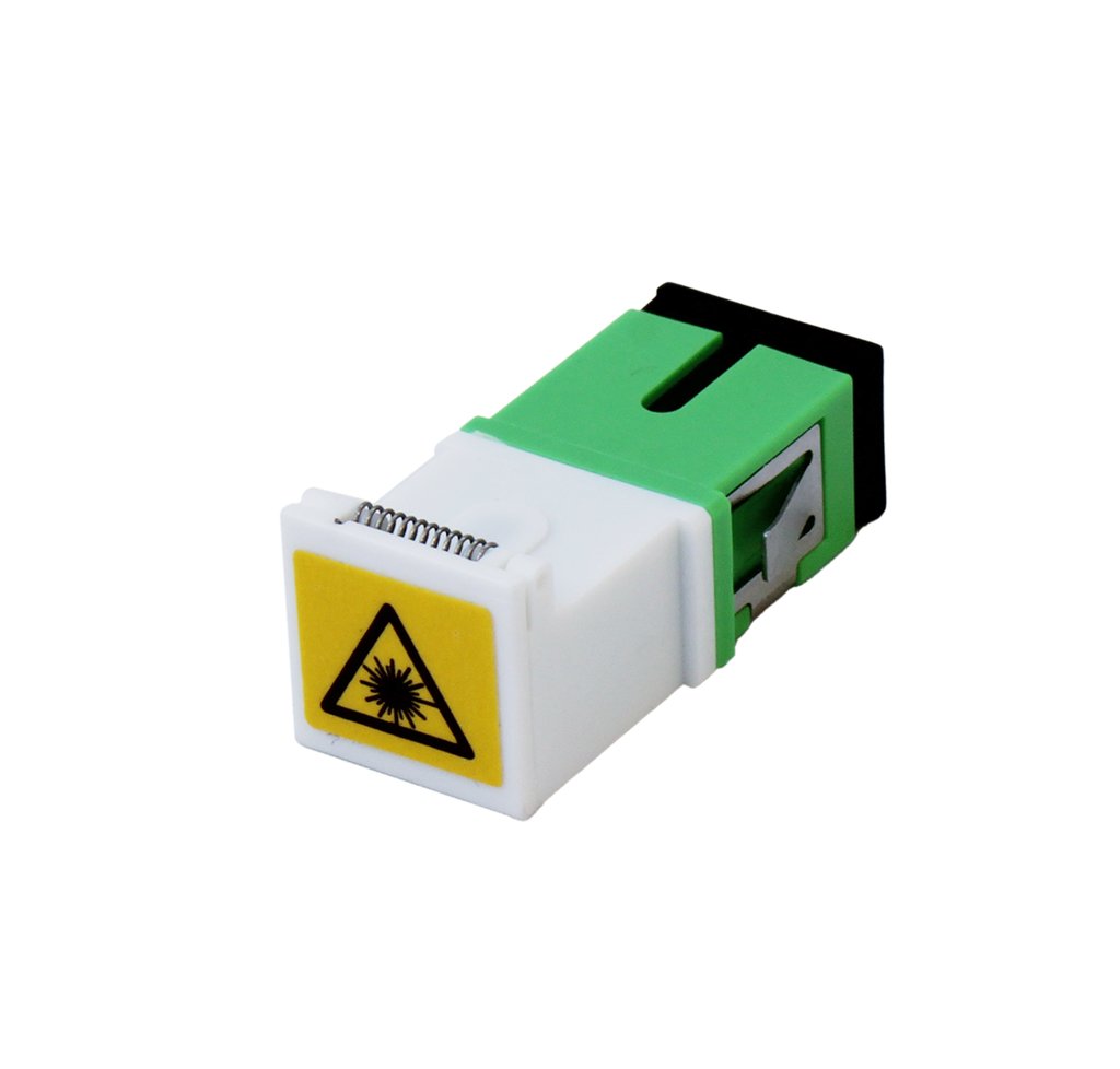 A SCAPC AD · Adaptador SC/APC simplex con tapa antipolvo
