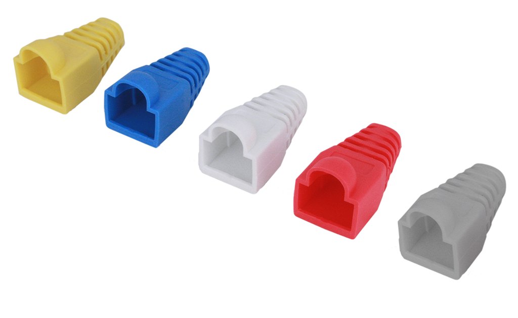 C RJ45 B · Capuchón conector RJ45 azul