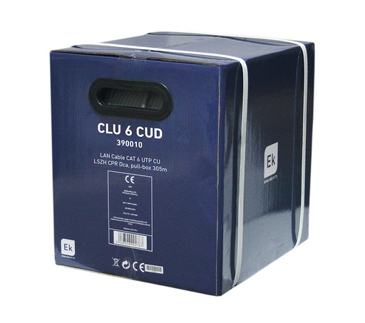 [390010] CLU 6 CUD · Cable LAN CAT6 U/UTP CU LSZH CPR Dca .Precio por metro.