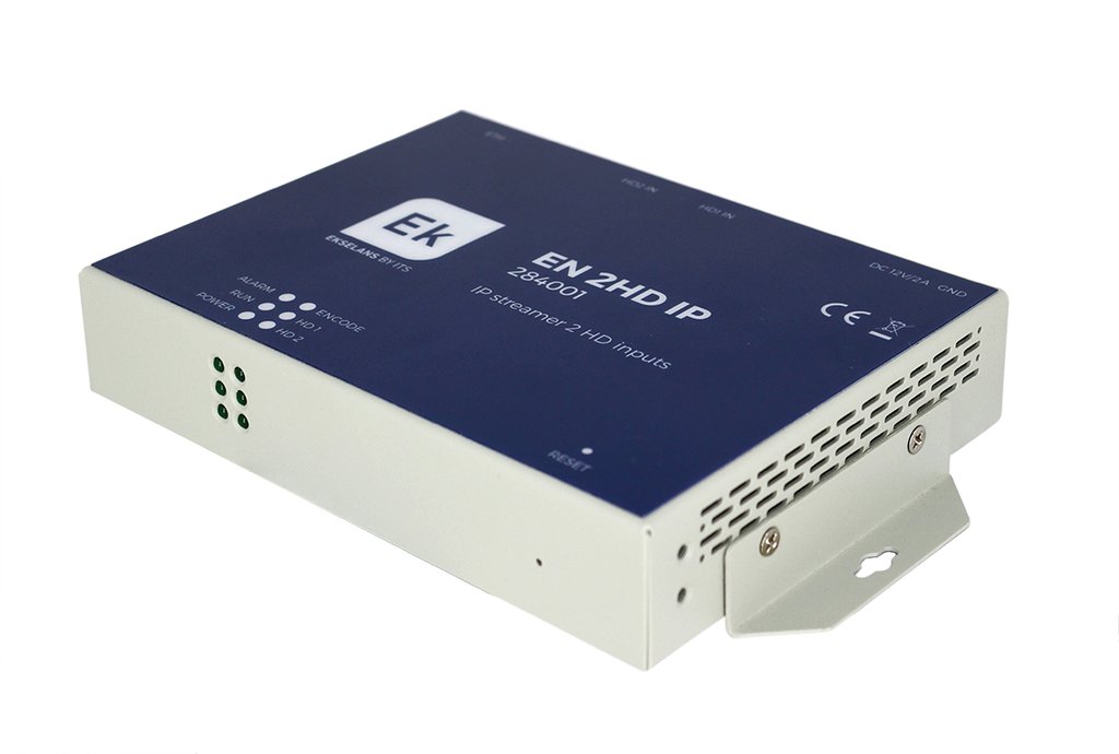EN 2HD-IP · Encoder streamer 2 entradas HDMI. Salida IP multicast / HLS / RTMP