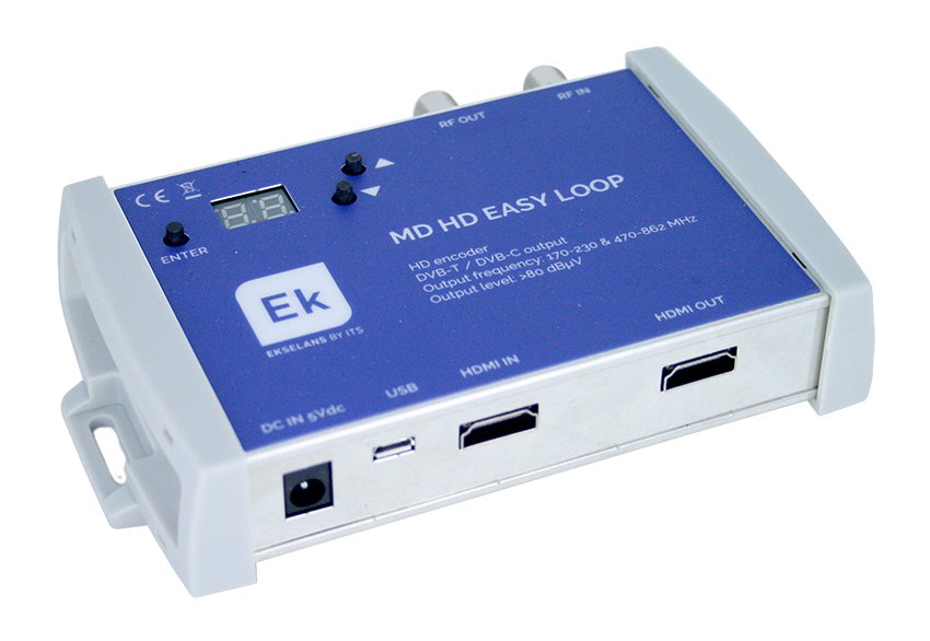 MD HD EASY LOOP · Modulador digital HD COFDM + loop HDMI + mix TER