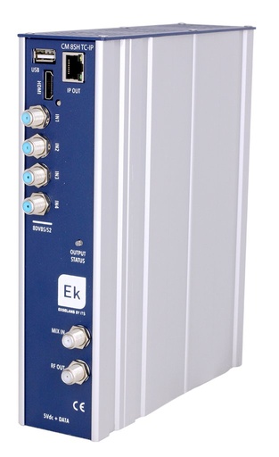 [082257] CM 8SH-TC/IP · Transmodulador 8 tuners S2. 4xCOFDM/QAM flex + IP