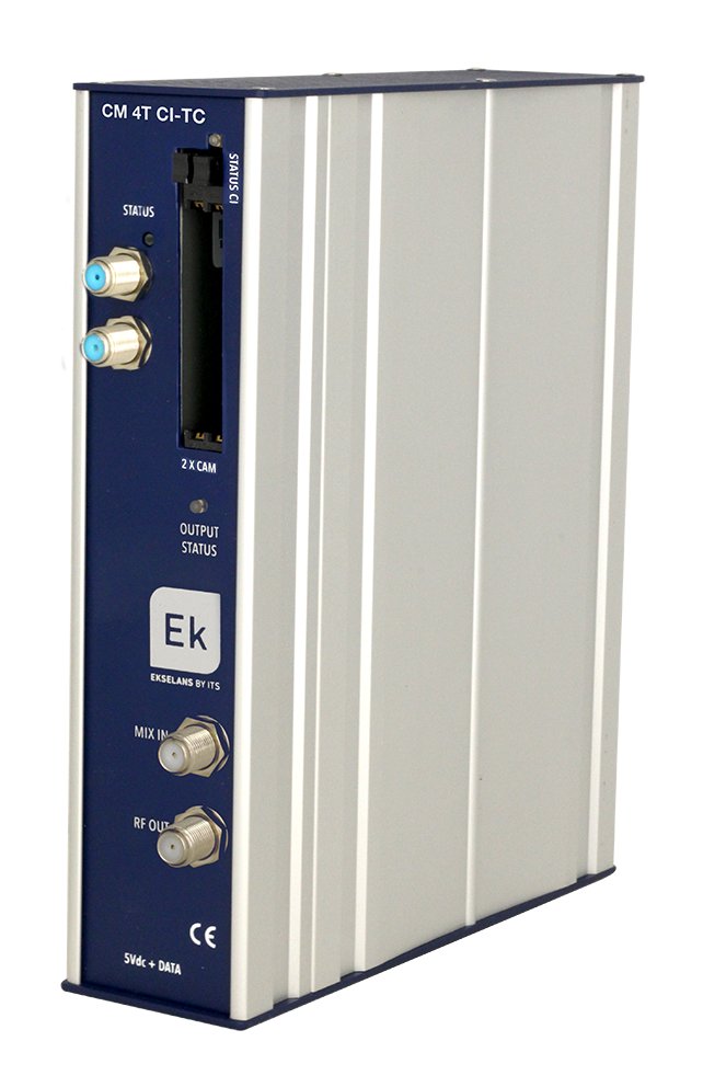 CM 4T-CI-TC · Transmodulador 4 tuners T/T2/C. 4xCOFDM/QAM flex + 2CI