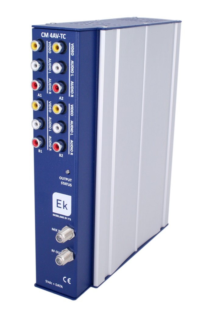 CM 4AV-TC · Modulador QUAD CVBS. 1x COFDM/QAM