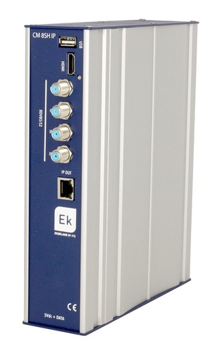 [082262] CM 8SH-IP · Transmodulador 8 tuners S2. Salida IP