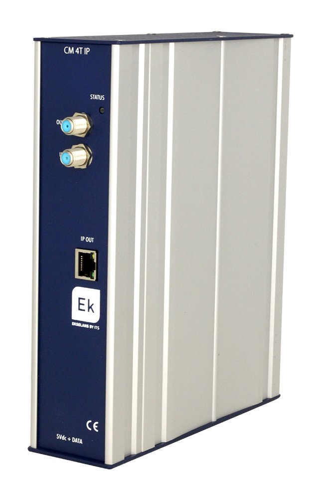 CM 4T-IP · Transmodulador 4 tuners T/T2/C. Salida IP
