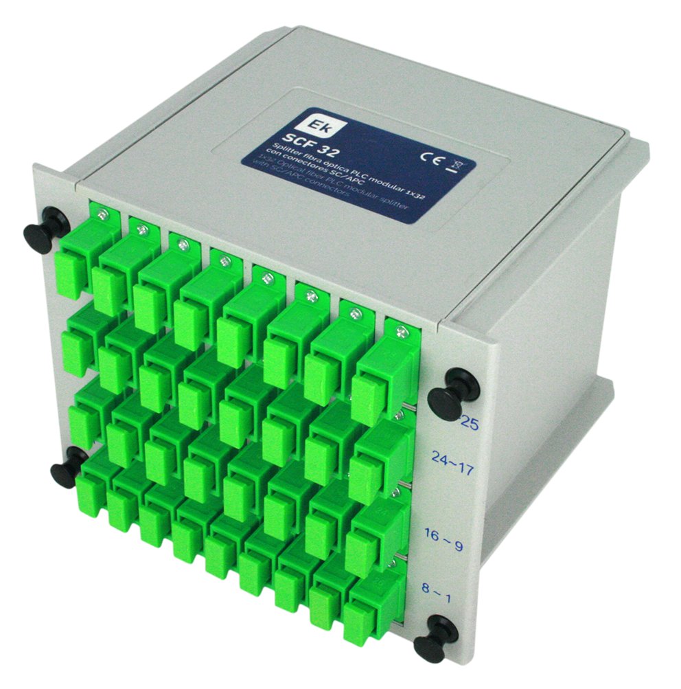 SCF 32 · Splitter óptico cassette 1x32 SC/APC