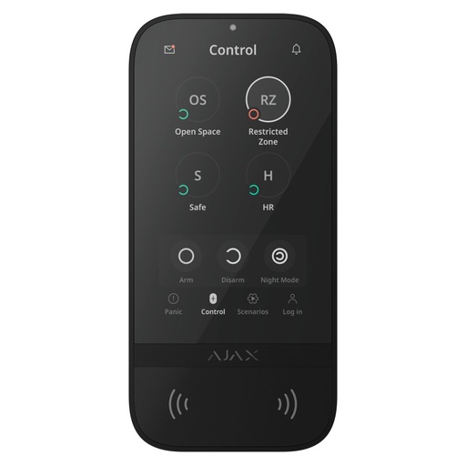 [AJ-KEYPADTOUCHSCREEN-G3-B] Teclado con pantalla táctil y RFID AJAX - AJ-KEYPADTOUCHSCREEN-G3-B