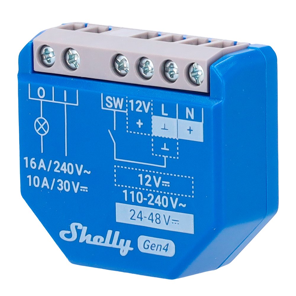 Relé Shelly 1 Gen4 - Controlador Inteligente