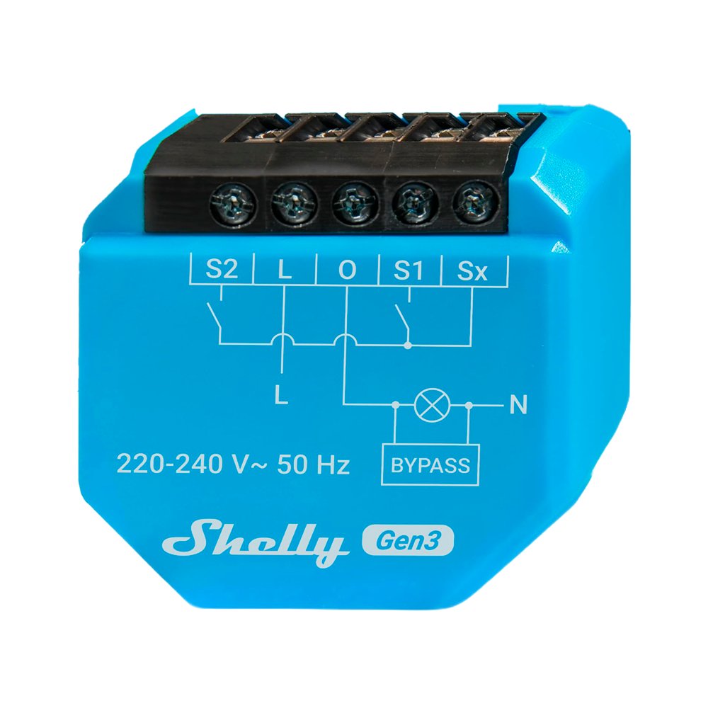 Relé Shelly 1L Gen3 - Controlador Inteligente