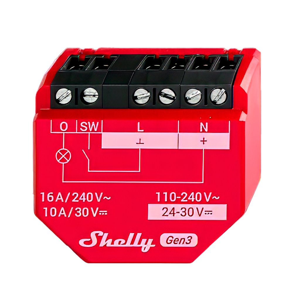 Relé Shelly 1PM Gen3 - Controlador Inteligente