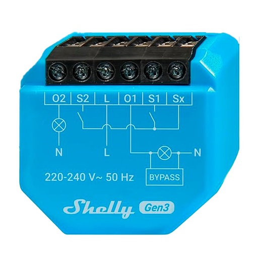 [SH-2L-GEN3] Relé Shelly 2L Gen3 - Controlador Inteligente