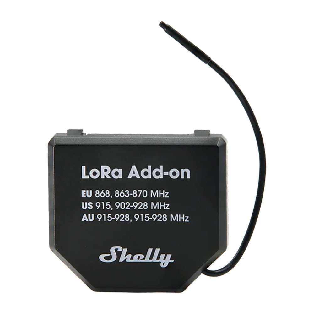 Shelly LoRa Add-on - Conectividad LoRaWAN para distancias extremas