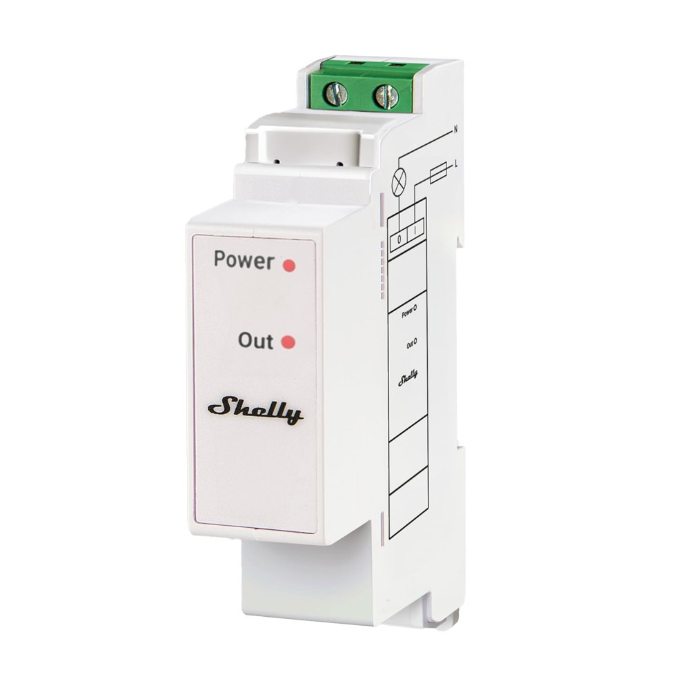 Shelly Pro 3EM Switch Add-on - Relé de contacto seco para control de carga
